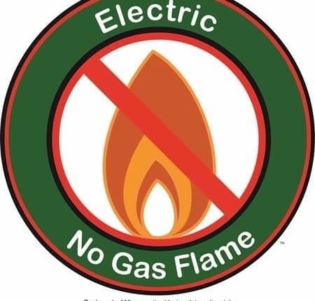 World Logo No-gas Use Clean Electric