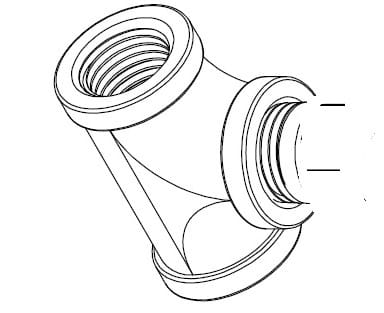 Gas inlet to steamer