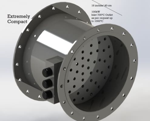 Extremely Compact High Power Airtorch® Duct Heater Extremely Compact High Power